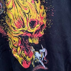 Threadless t shirt the last f*ckin unicorn XL